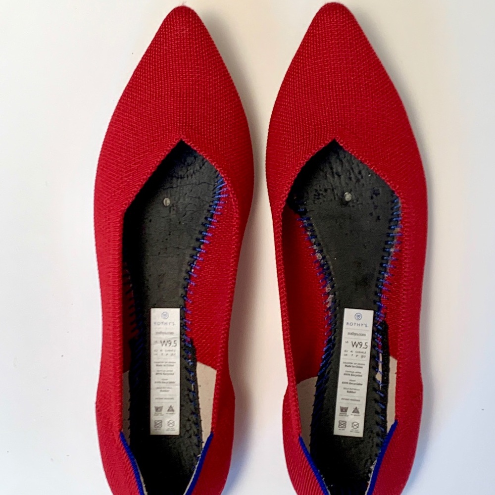 Rothy’s Dark Red Pointy Size 9.5